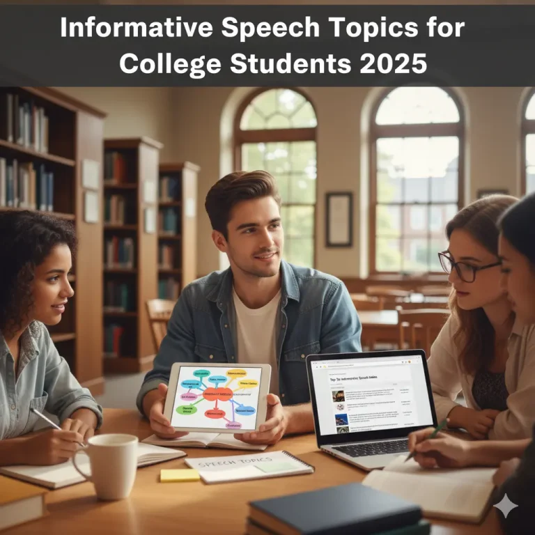 Informative Speech Topics for College Students 2025