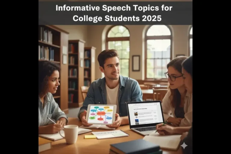 Informative Speech Topics for College Students 2025